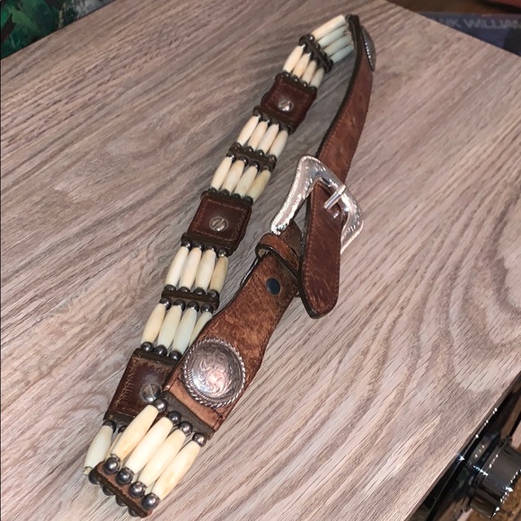 Small Concho Beaded Belt - Picture 4 of 4